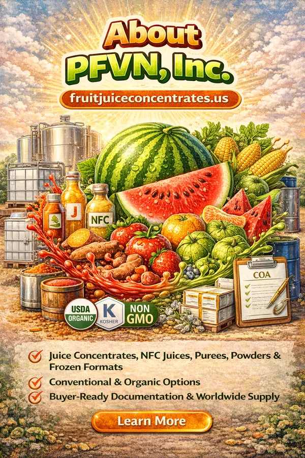 PFVN, Inc. bulk ingredient sourcing partner
